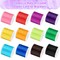 12 Rolls Elastic Crystal Tec String for Bracelets, 0.8 MM Stretch Bead String Cord Jewelry Thread for Bracelets, Necklaces, Clay Beads, Pony Beads (Multiple Colors)